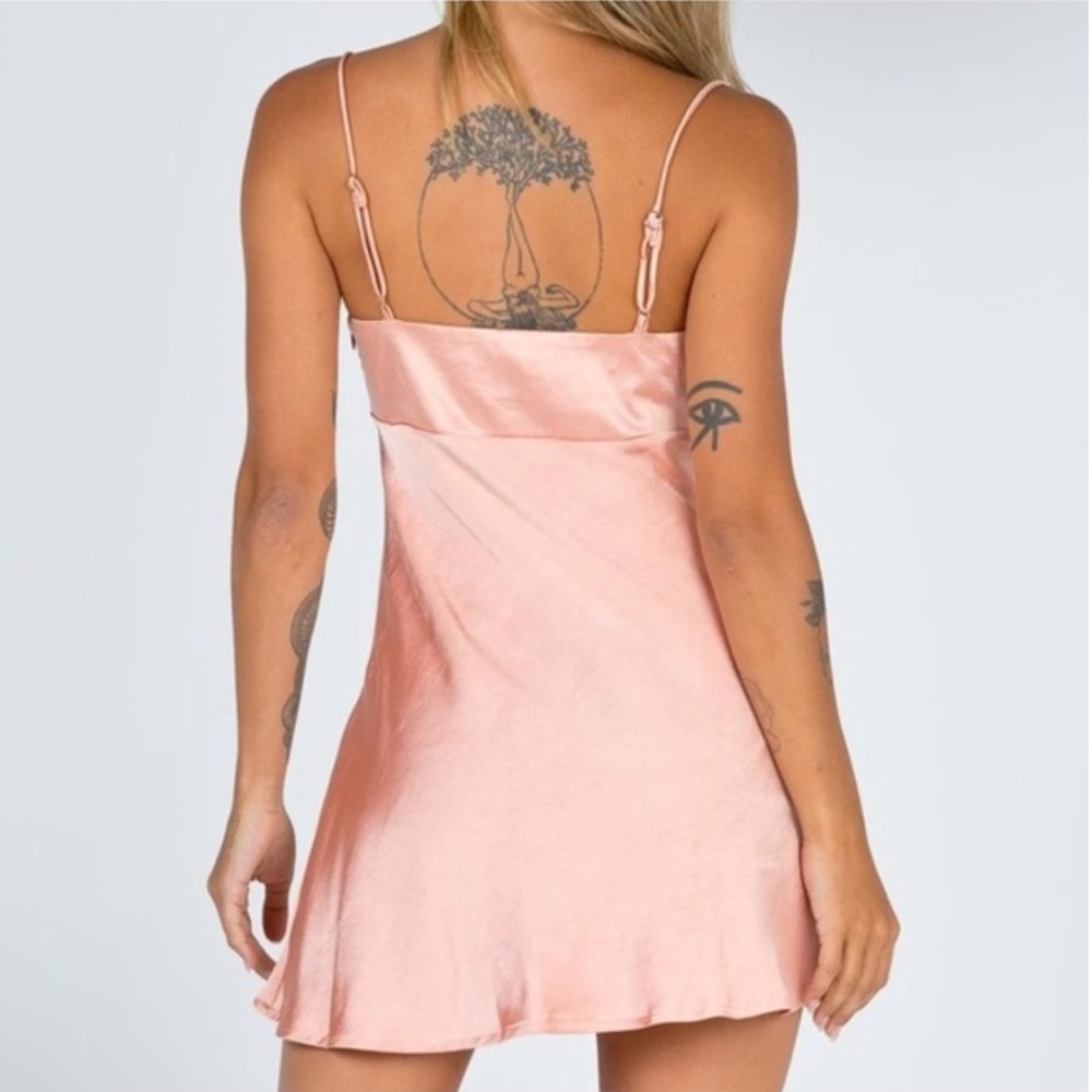 Sleek Satin Slip Dress - Picture 9 of 9